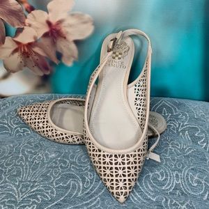 Vince Camuto sling back flats